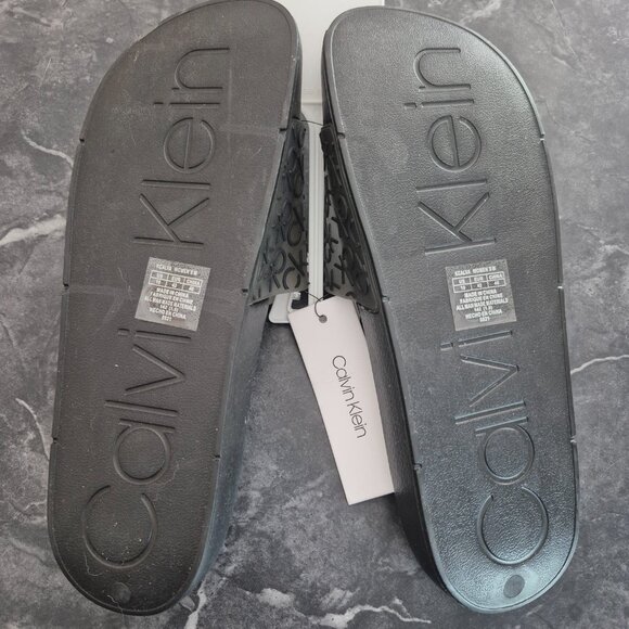Calvin Klein Logo Slide Sandals – Size 10 – NWT - Picture 4 of 4